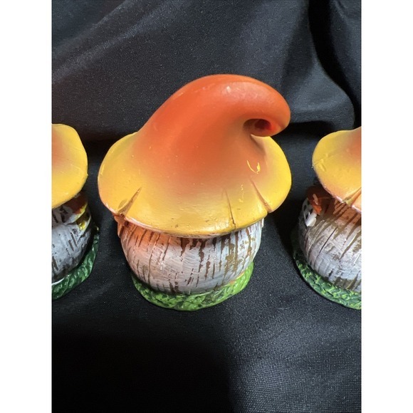 Mushroom Home Lot Of 3.   4" Garden Decor Welcome Fairy Garden Forest‎ Figurines - Picture 8 of 8
